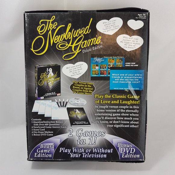 The Newlywed Game Deluxe Edition with Bonus DVD 2 Games in 1 Sony Pictures 2010 - Picture 2 of 14